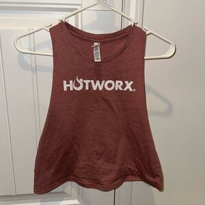 HOTWORX mauve racer back tank top